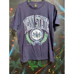 VTG '89 PM Enterprises Penn‎ State University T-Shirt Sz L #175